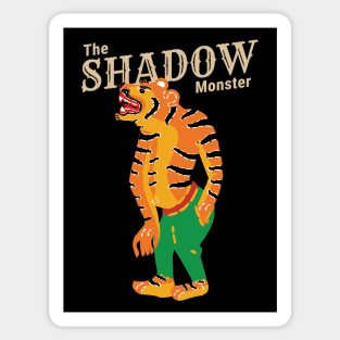 Vintage Tiger The Shadow Monster Sticker